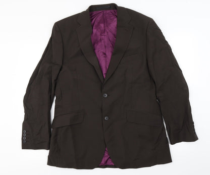 Mens UK Size M Marks and Spencer Regular Brown Suit Jacket