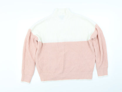 New Look Womens Pink   Pullover Jumper Size S