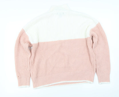 New Look Womens Pink   Pullover Jumper Size S