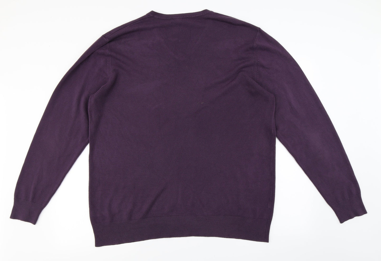 George Mens Purple   Pullover Jumper Size 2XL