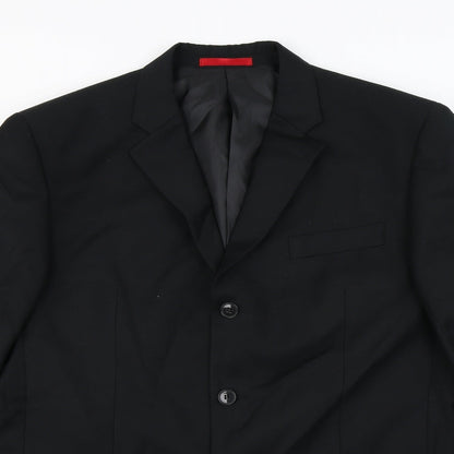 Mens UK Size 42 Burton Regular Black Suit Jacket