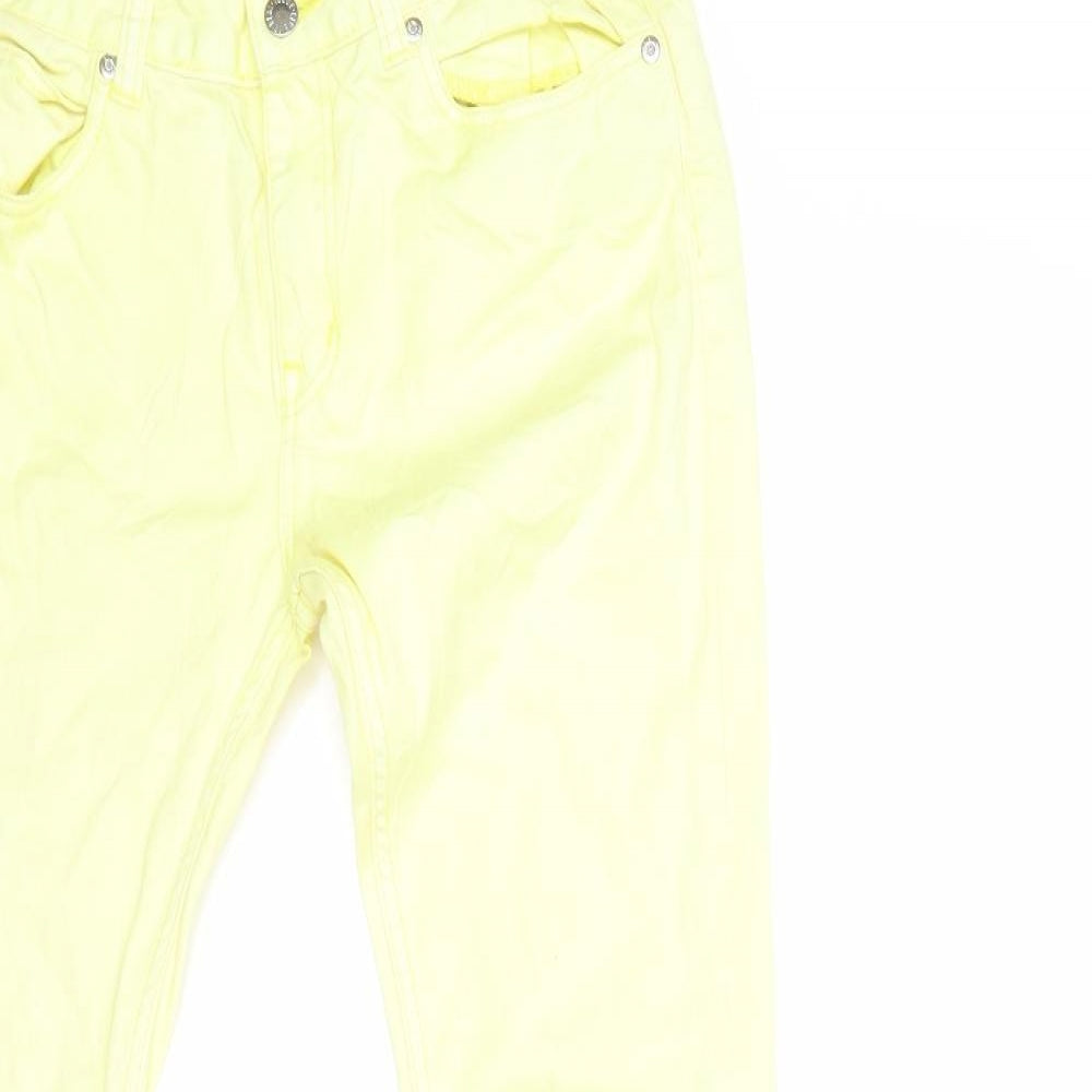 Izzue Womens Yellow  Denim Skinny Jeans Size 26 in L30 in