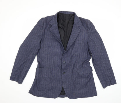 Mens UK Size 38 Preworn Regular Blue Suit Jacket