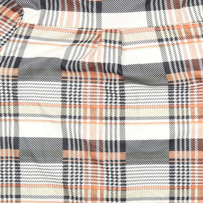 Womens UK Size 3XL Preworn Orange Basic Button-Up