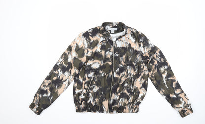 Womens UK Size 10 H&M Green Jacket