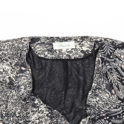 Womens UK Size 14 Peacocks Black Jacket
