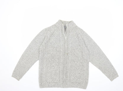 Beaumonde Womens Grey  Knit Cardigan Jumper Size M