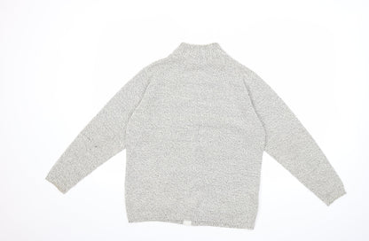 Beaumonde Womens Grey  Knit Cardigan Jumper Size M