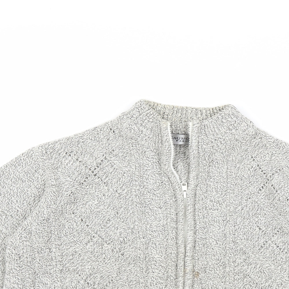 Beaumonde Womens Grey  Knit Cardigan Jumper Size M