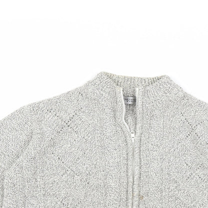 Beaumonde Womens Grey  Knit Cardigan Jumper Size M