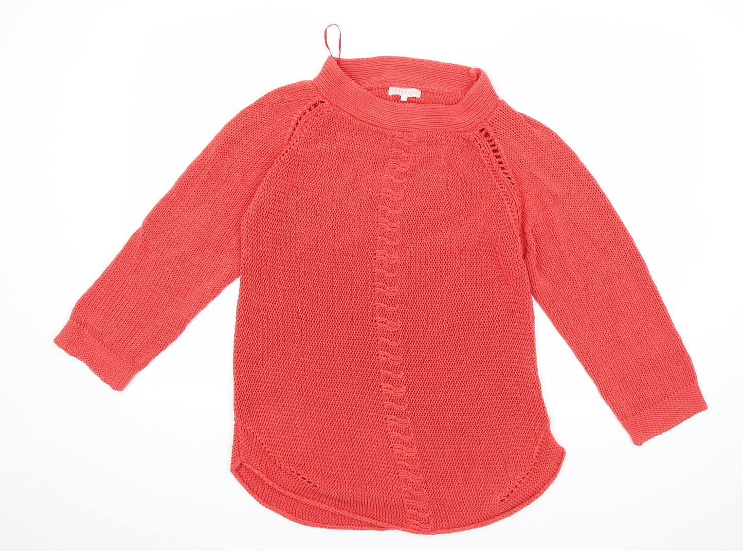 Lakeland Womens Red  Knit Pullover Jumper Size 16