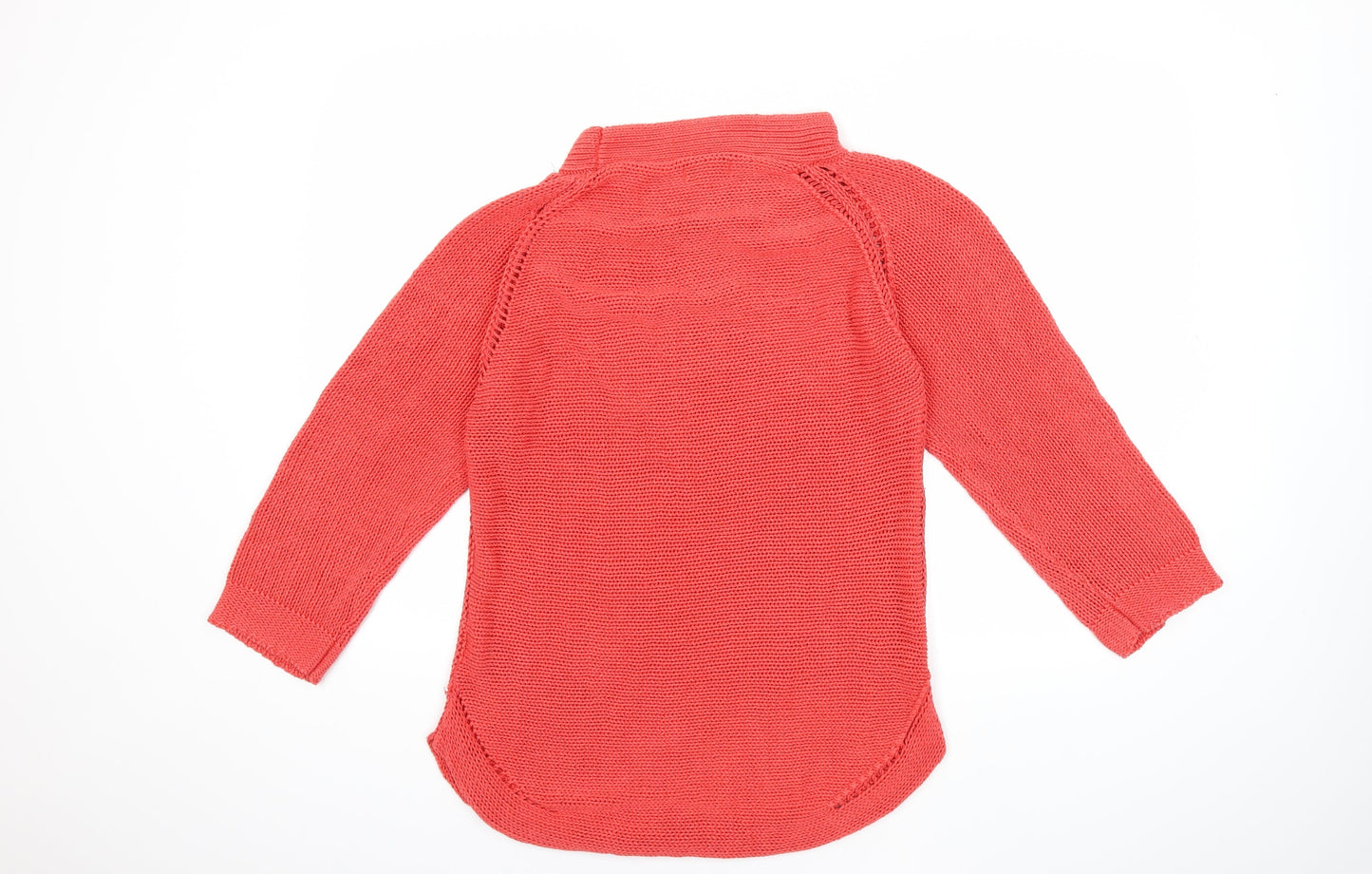 Lakeland Womens Red  Knit Pullover Jumper Size 16