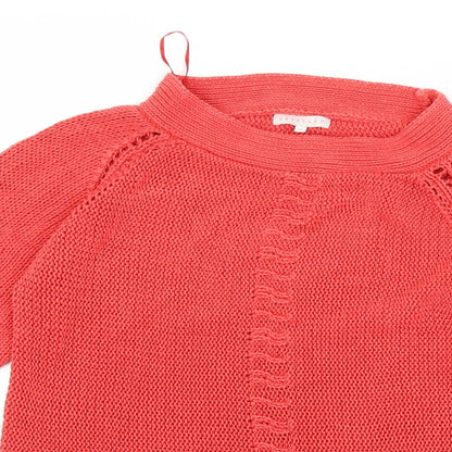 Lakeland Womens Red  Knit Pullover Jumper Size 16