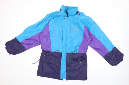 Mens UK Size S SKAYZER Blue Rain Coat
