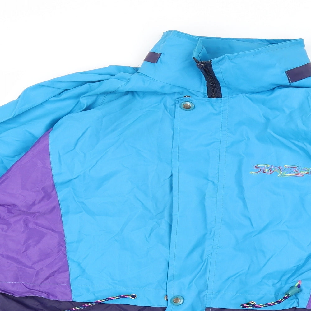 Mens UK Size S SKAYZER Blue Rain Coat