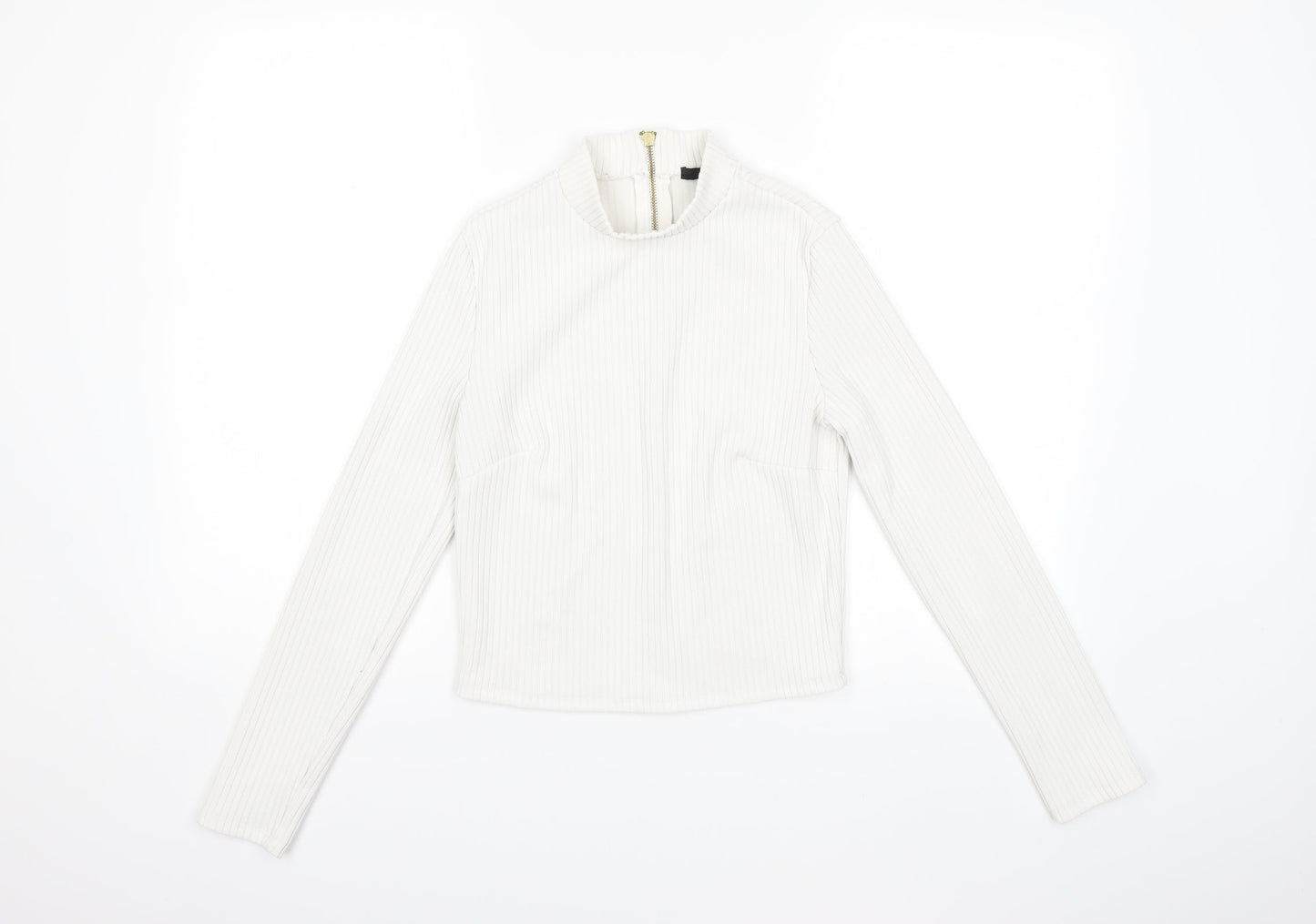 FOREVER 21 Womens White   Basic T-Shirt Size M