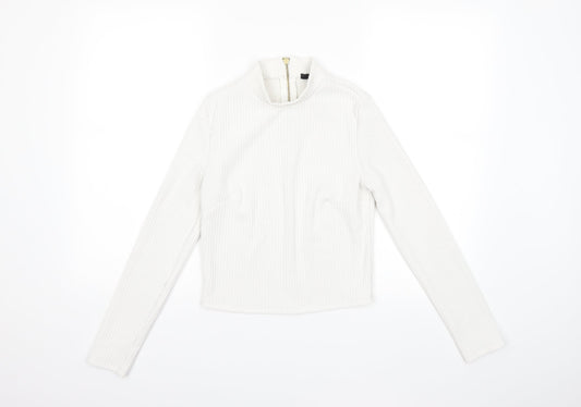 FOREVER 21 Womens White   Basic T-Shirt Size M