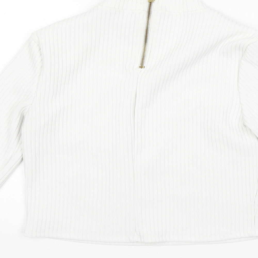 FOREVER 21 Womens White   Basic T-Shirt Size M