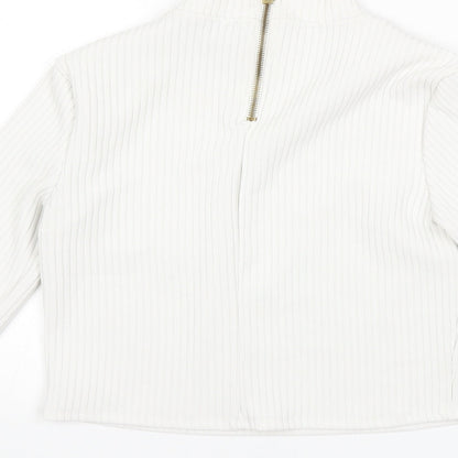 FOREVER 21 Womens White   Basic T-Shirt Size M