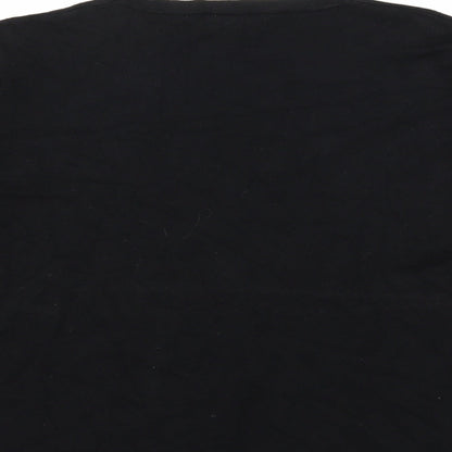 story Womens Black  Knit Cardigan Jumper Size L