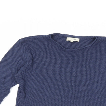 River Island Mens Black  Knit Pullover Jumper Size M