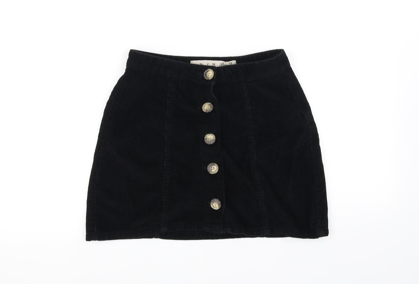 deniem & co Womens Black   A-Line Skirt Size 6