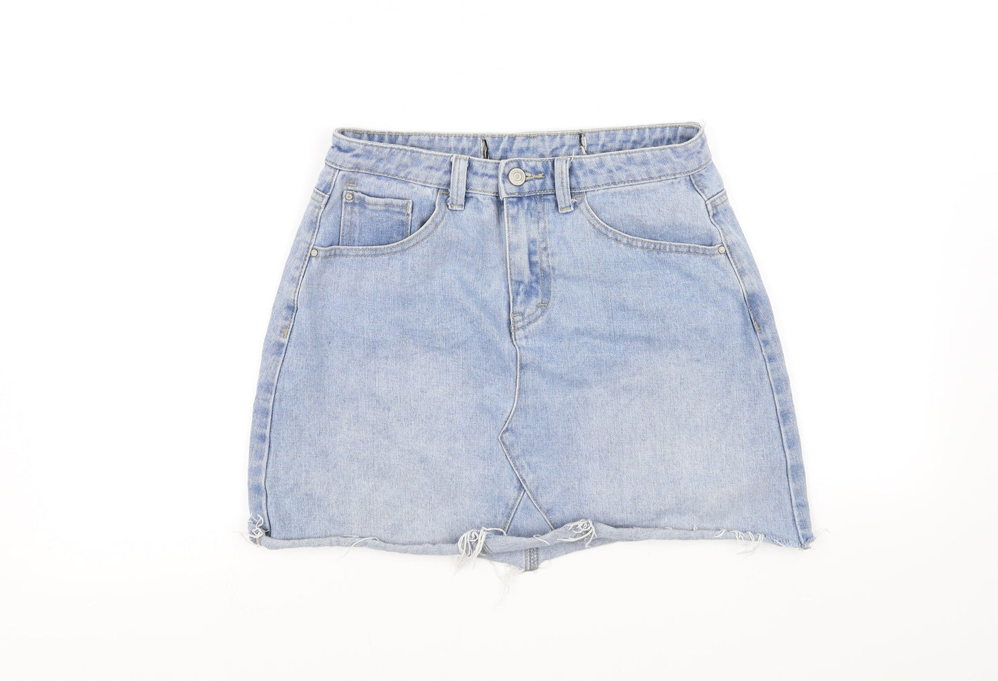 deniem & co Womens Blue   A-Line Skirt Size 8