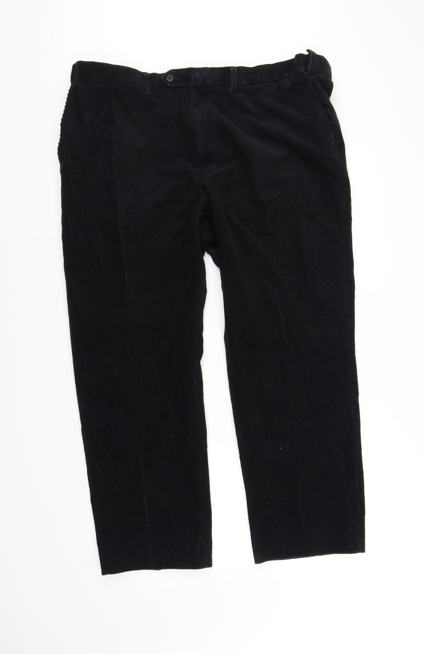 Womens UK Size 42 in Marks and Spencer Regular Fit  Black Trousers