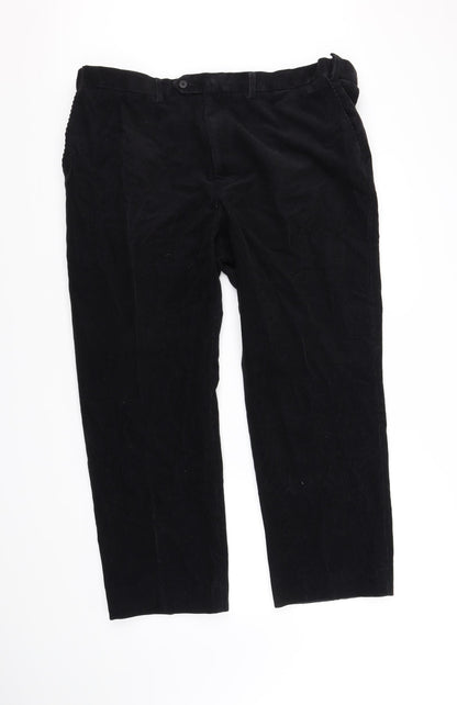 Womens UK Size 42 in Marks and Spencer Regular Fit  Black Trousers
