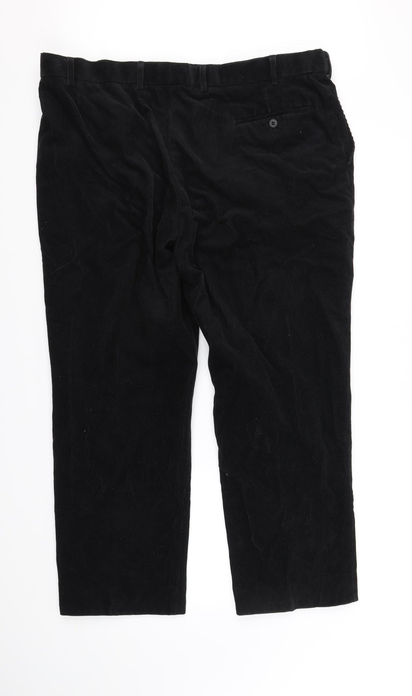 Womens UK Size 42 in Marks and Spencer Regular Fit  Black Trousers