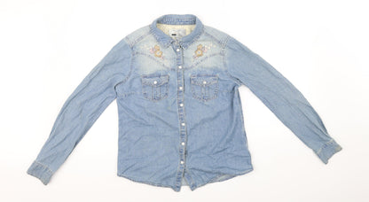 NewLook Womens Blue   Jacket Coatigan Size 8