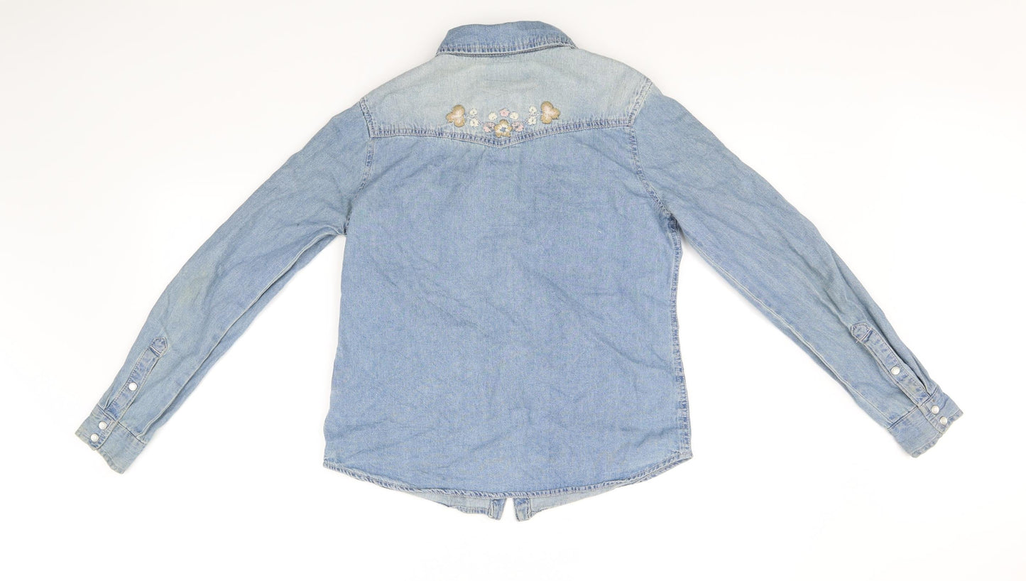 NewLook Womens Blue   Jacket Coatigan Size 8