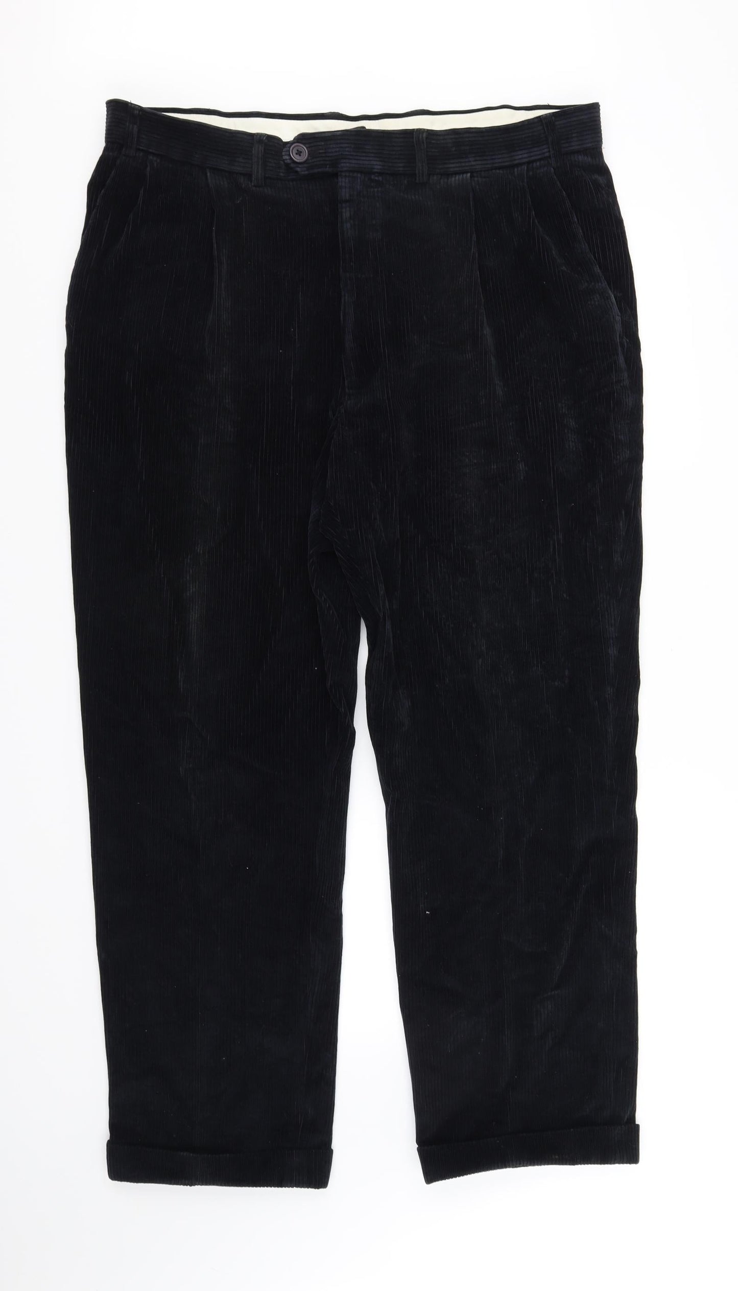 M&S Collection Womens Black   Trousers  Size 34 in L31 in