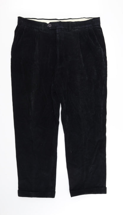M&S Collection Womens Black   Trousers  Size 34 in L31 in