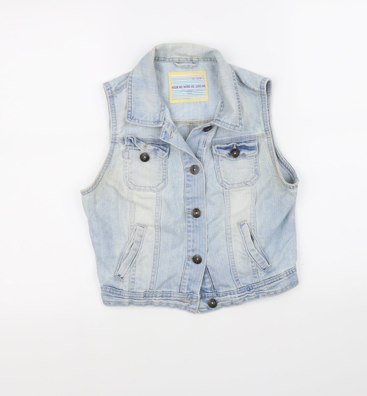 Womens UK Size 10 New Look Blue Jacket