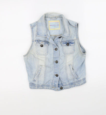 Womens UK Size 10 New Look Blue Jacket