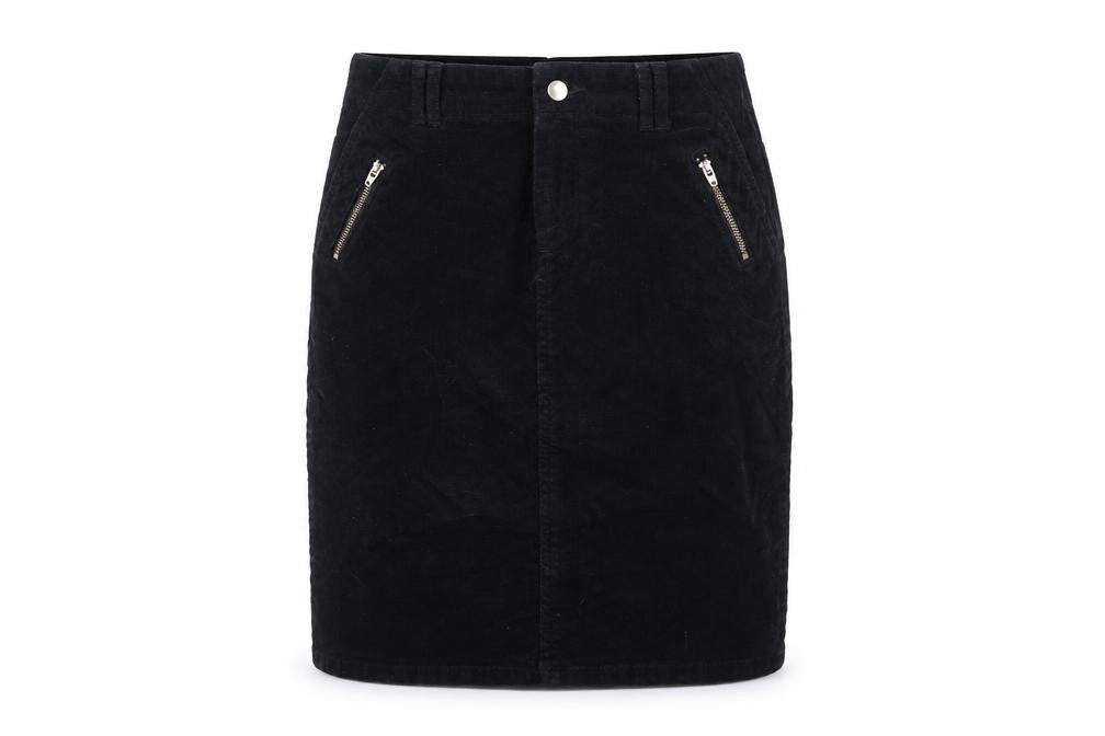 Tu Womens Black   A-Line Skirt