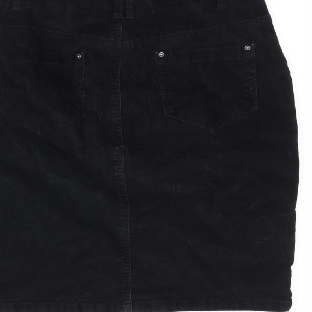 TU Womens Black   A-Line Skirt