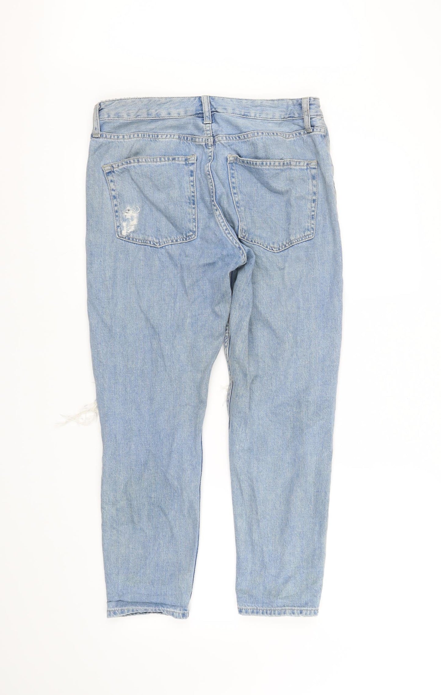 Topahop Womens Blue   Straight Jeans Size 26 in L32 in