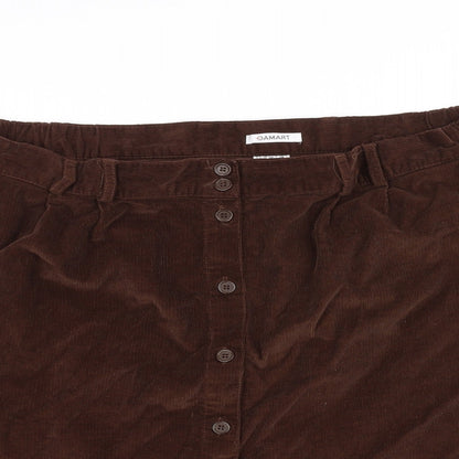 Damart Womens Purple   A-Line Skirt Size 26 in