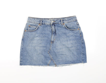 Tophop Womens Blue   A-Line Skirt Size 10