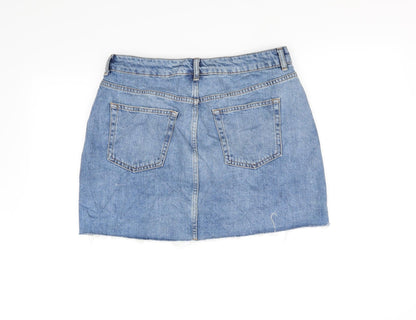 Tophop Womens Blue   A-Line Skirt Size 10