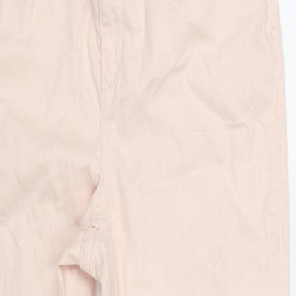 Chicos Womens Pink   Straight Jeans Size 10 L27 in