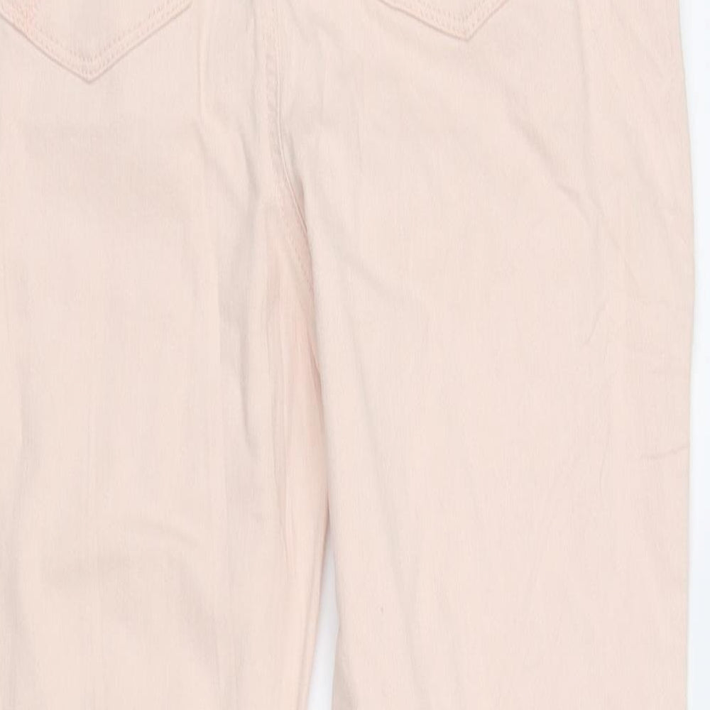 Chicos Womens Pink   Straight Jeans Size 10 L27 in