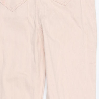 Chicos Womens Pink   Straight Jeans Size 10 L27 in