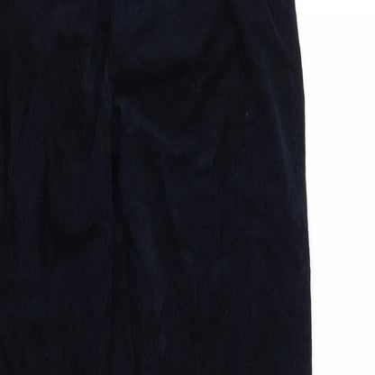 Womens UK Size 12 M&S Collection Regular Fit  Blue Trousers