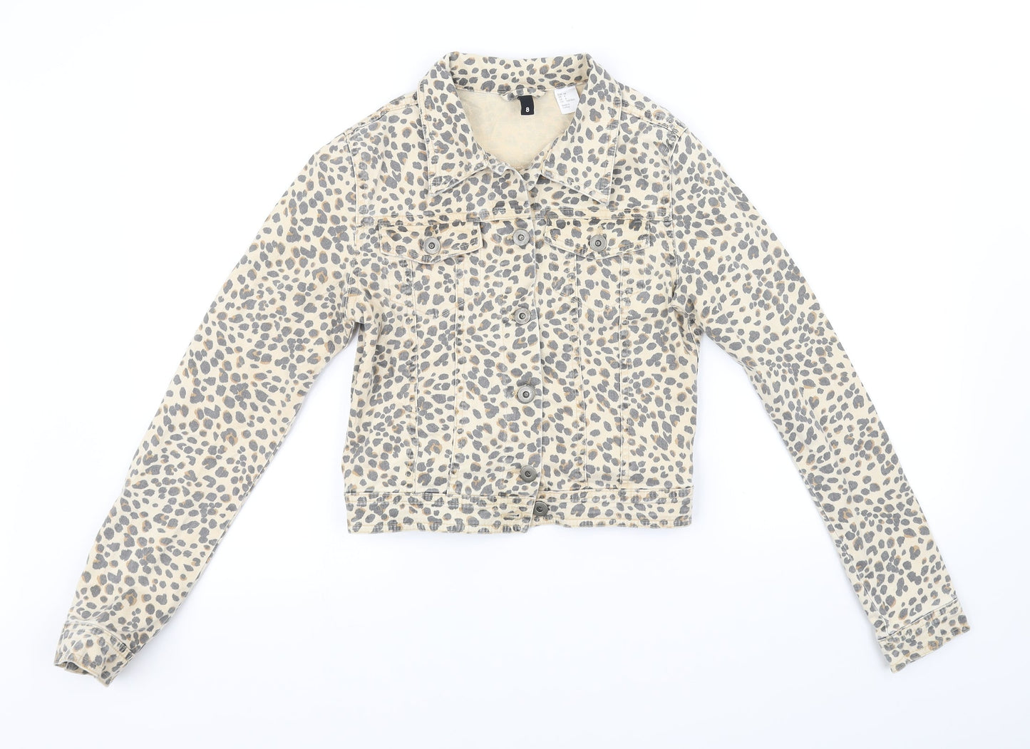 Divided Womens Yellow   Jacket  Size 4