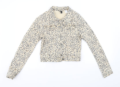 Divided Womens Yellow   Jacket  Size 4