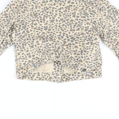 Divided Womens Yellow   Jacket  Size 4