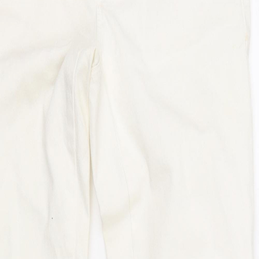 Promod Womens White   Straight Jeans Size 8 L28 in